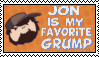 Jon is my favorite Grump stamp