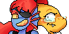 Undyne and Alphys duo icon