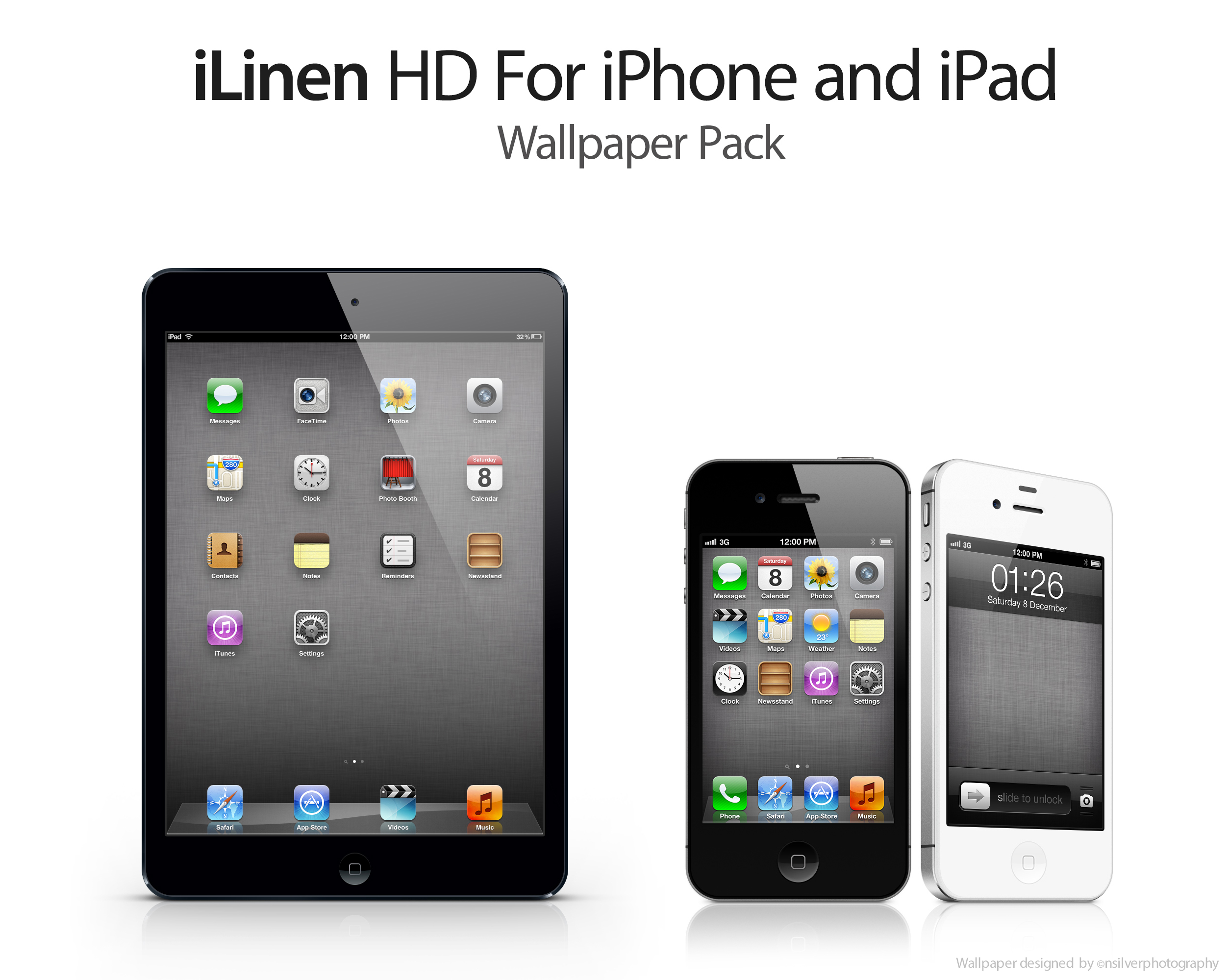 iLinen HD: Retina iPhone and iPad Wallpaper