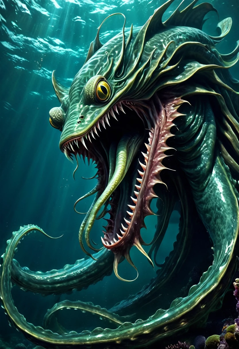 A monster in the sea by BlueNote47Liner on DeviantArt