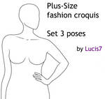 Plus-size Fashion croquis