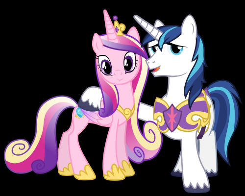 Princess Cadance and Shining Armour (Resources) by 90Sigma on DeviantArt