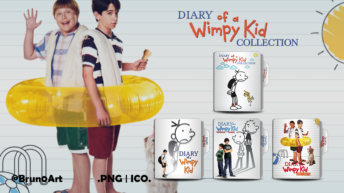 Diary of a Wimpy Kid Collection Folder Icon by Brun0Art on DeviantArt