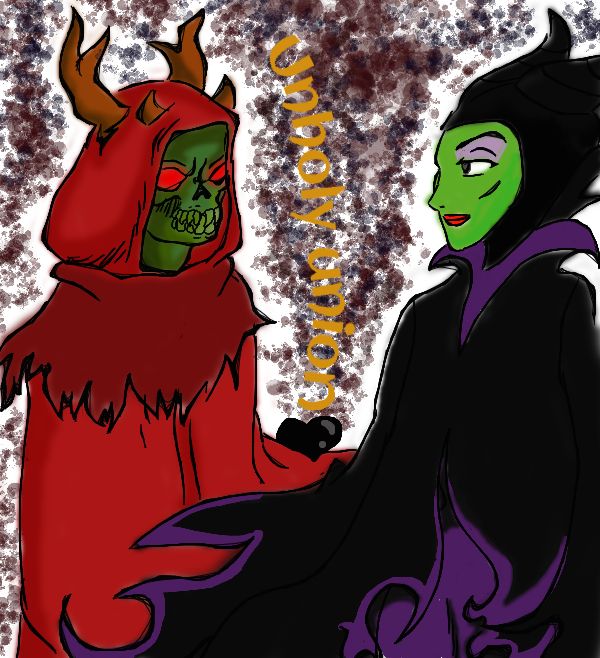 The horned King x Maleficent by 3dzgirl on DeviantArt