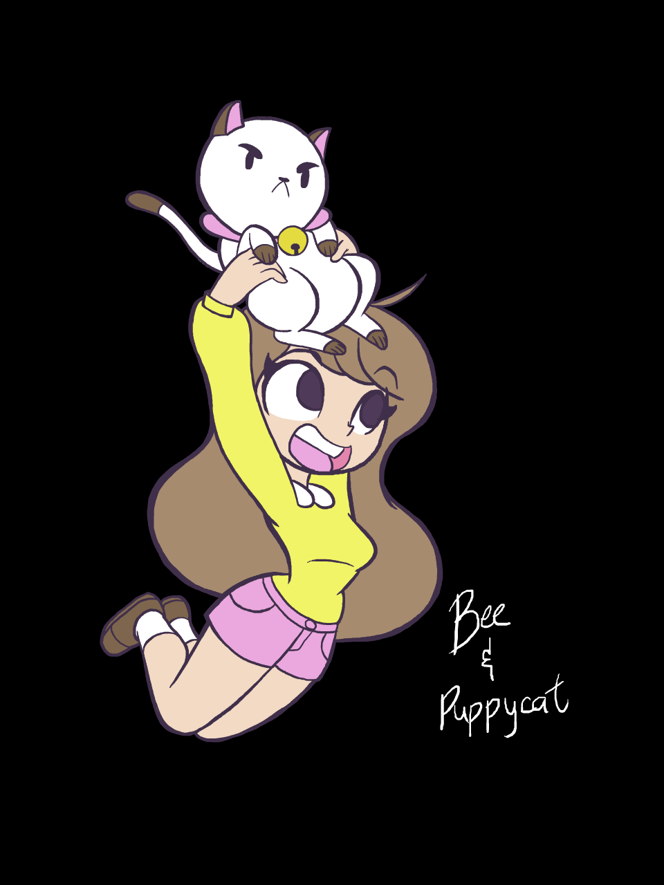 Bee and puppycat wallpaper variant 2 by Khuzang