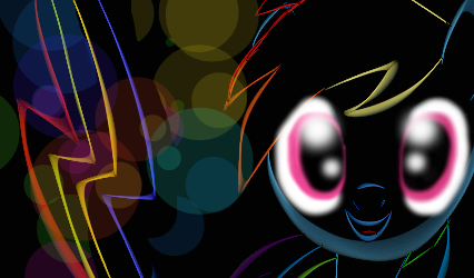 Neon rainbow dash wallpaper by fennekinlovers on DeviantArt