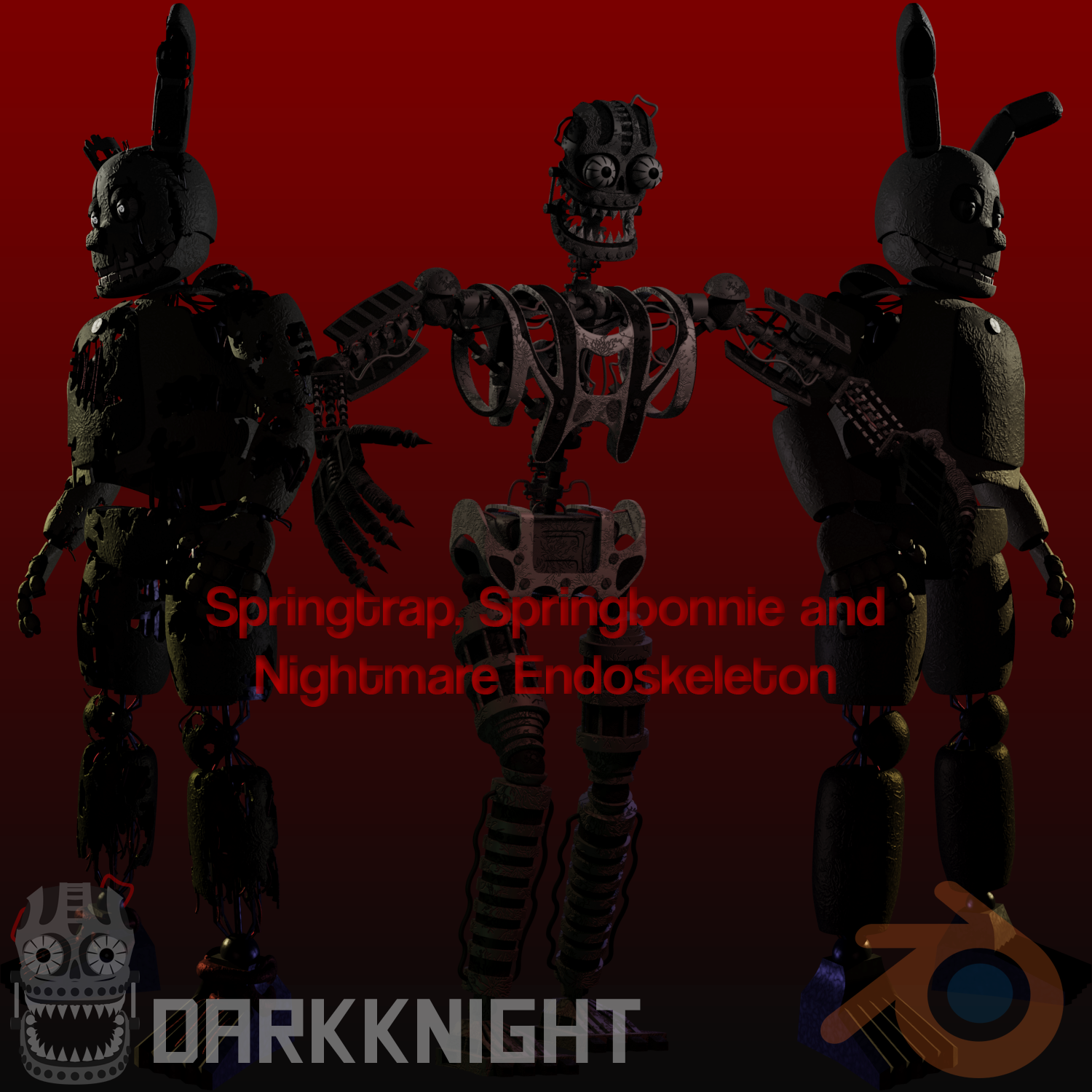 EverythingAnimations FNaF 1 Models for Blender by DarkKnightPL on DeviantArt