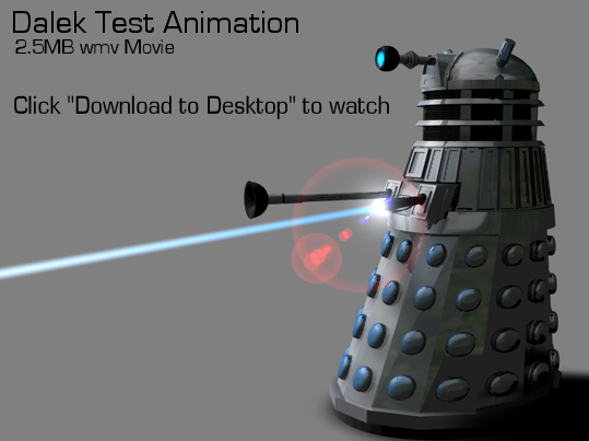 Dalek Test Animation