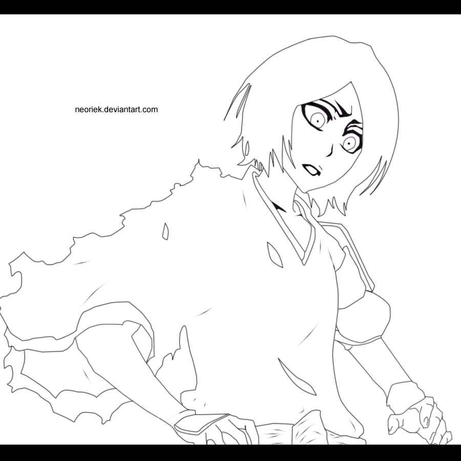 Rukia Lineart