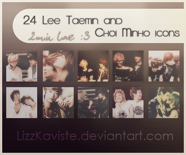 24 Lee Taemin and Choi Minho icons