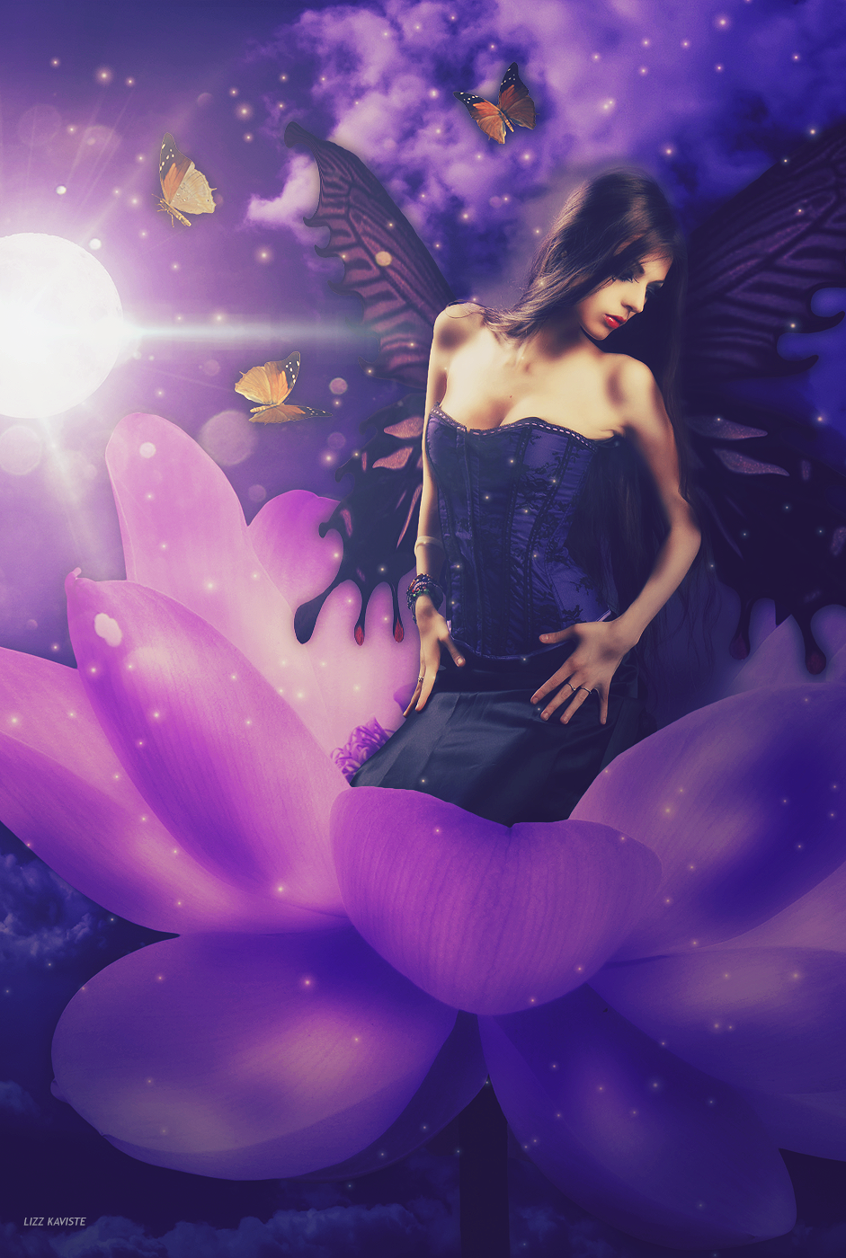 Photomanipulation - Moonlight Fairy