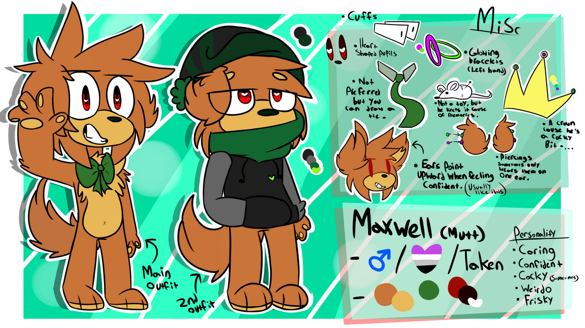 Maxwell Reference (Fursona) by MrPoodIe on DeviantArt