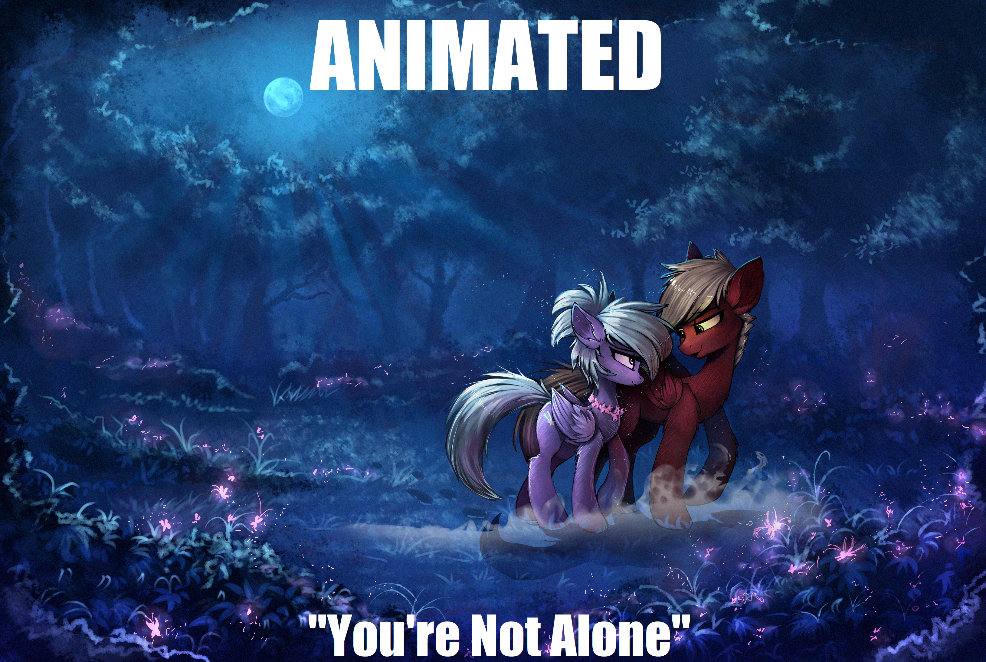In The Moonlight Of Everfree - Animated v1