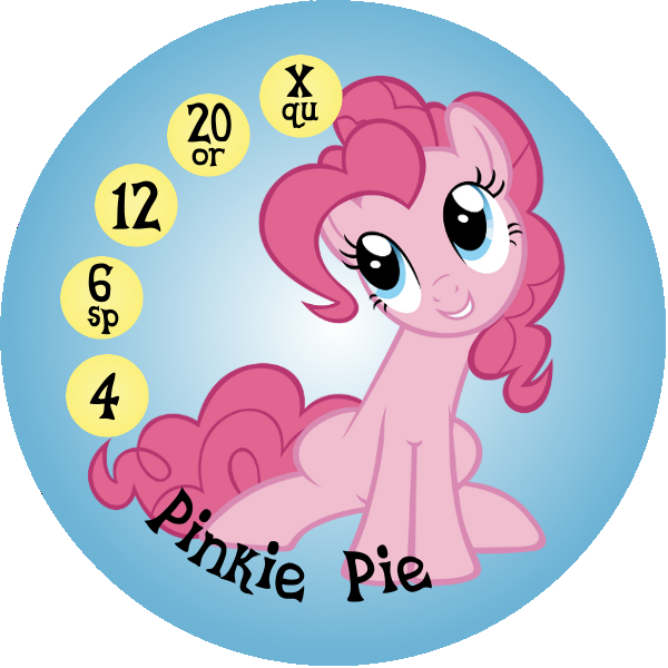 Button Ponies Pinkie Pie Game Button