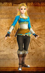 Hyrule Warriors Zelda (BoTW outfit) XPS download