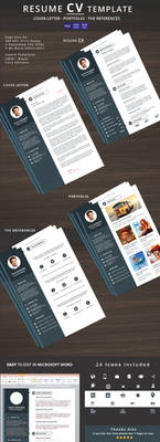 Resume CV + Cover Letter + Portfolio + References