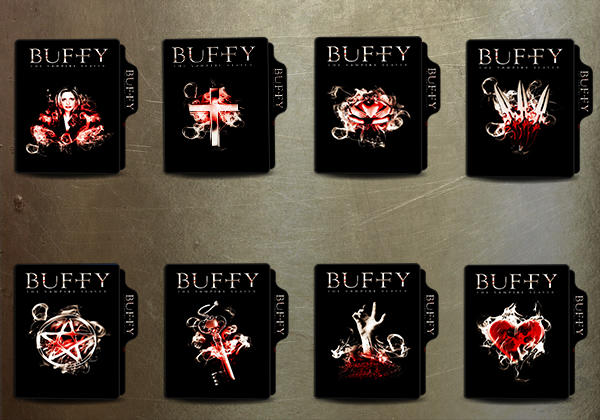 Buffy Vampire Slayer folder icon pack by xlyarchive on DeviantArt