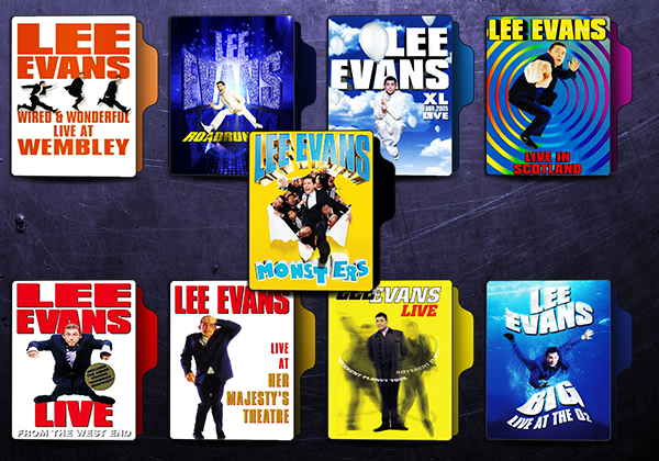 Lee Evans live shows folder icon pack by xlyarchive on DeviantArt