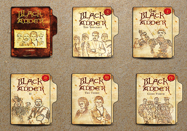 Blackadder complete folder icon pack by xlyarchive on DeviantArt