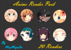 Anime Pack de 20 Renders