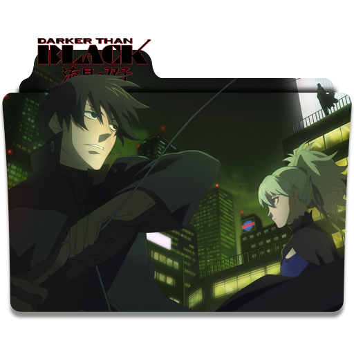 Anime Icon Pack , Darker than Black transparent background PNG