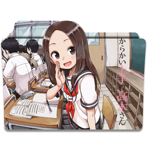 Karakai Jouzu No Takagi-san (001) Circle Icon by TpaBoOkyP on