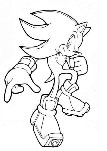 Shadow the Hedgehog lineart and sketch! Which do you like better