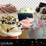 8 Cupcake PNG