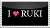 I Love RUKI Stamp