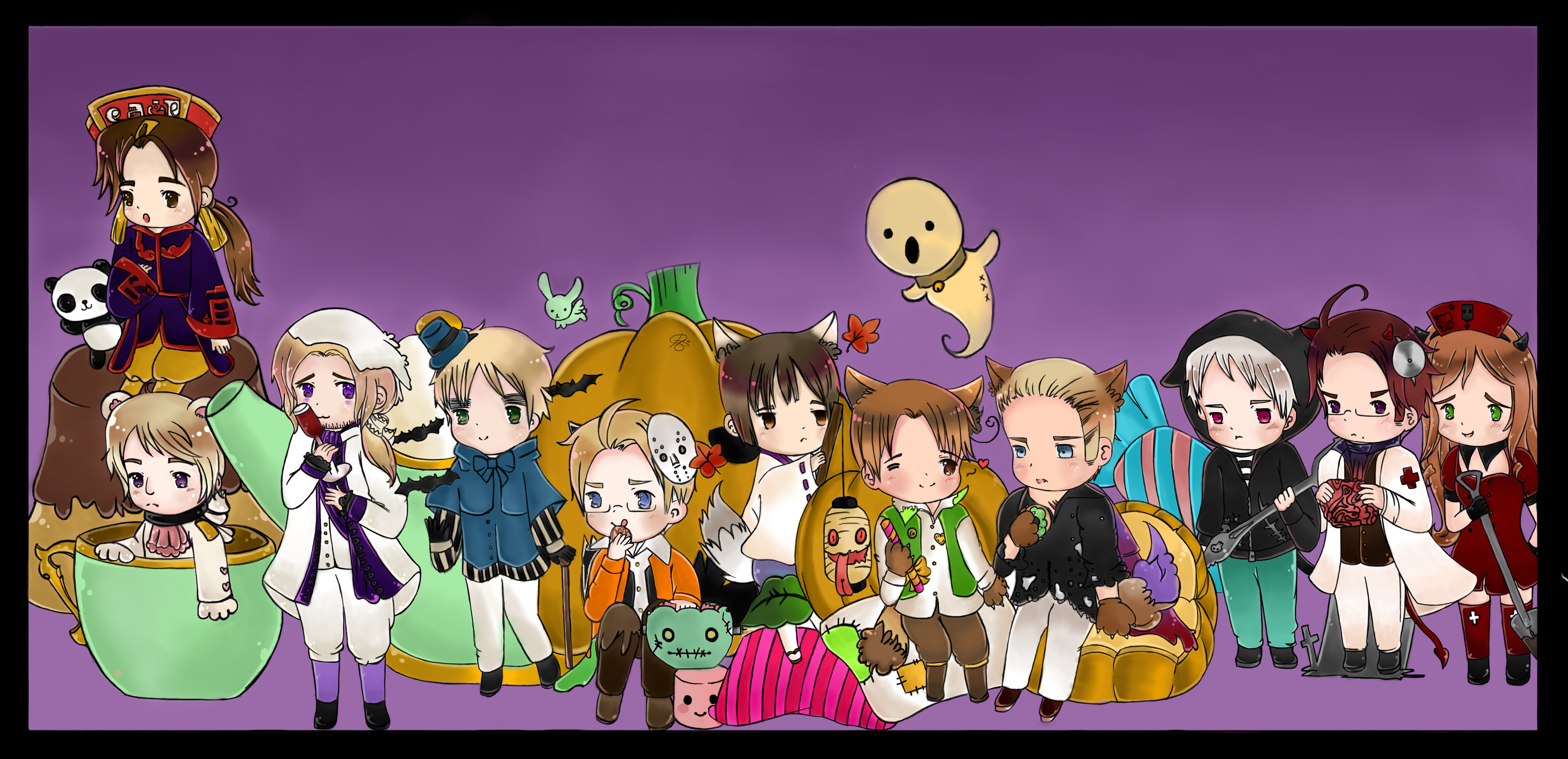 Hetalia Halloween