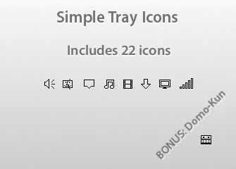 Simple Tray Icon Pack