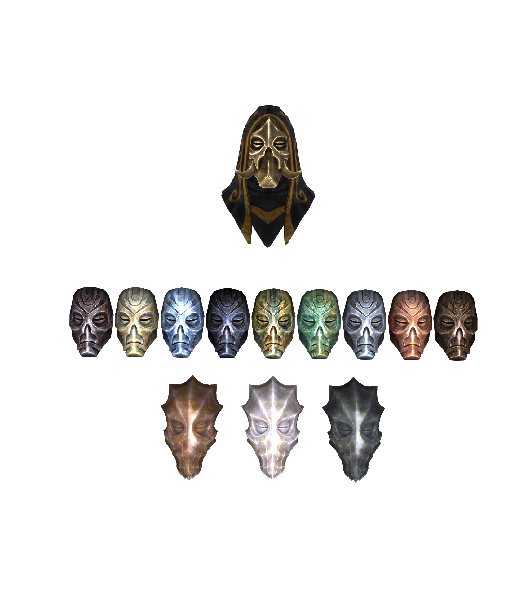 Dragon Priests Masks