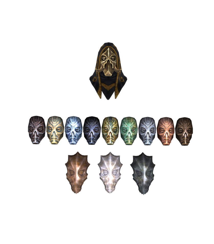 Dragon Priests Masks by Tokami-Fuko DeviantArt