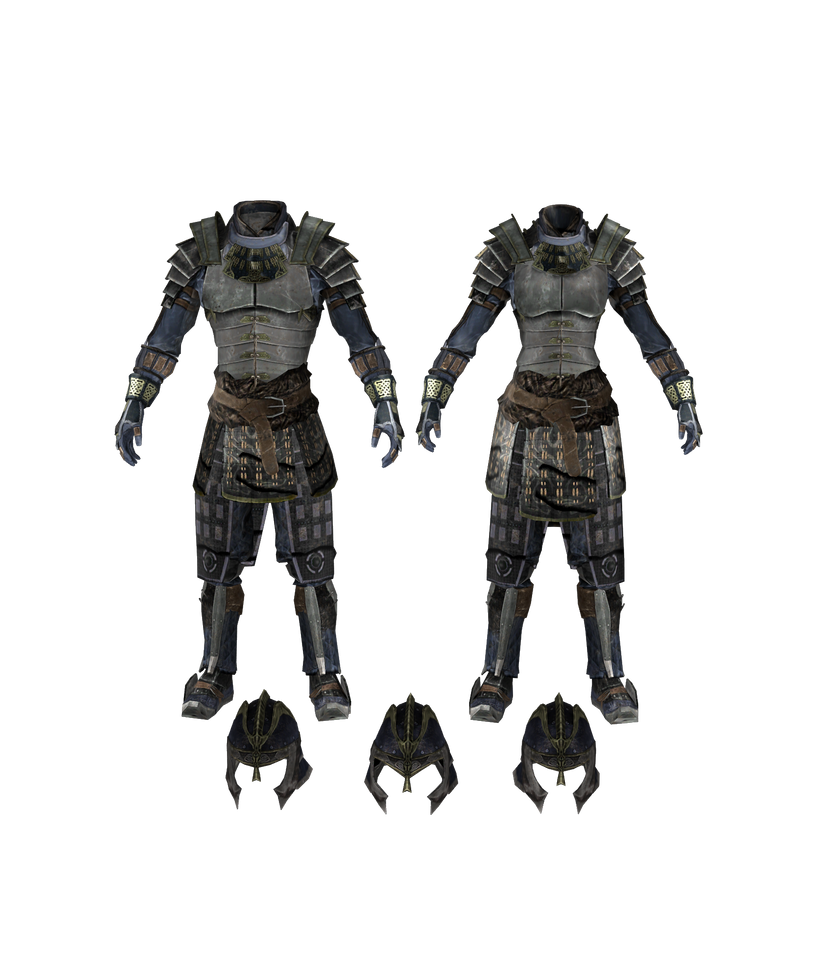 XPS TES V Akaviri Blades Armor pack by TokamiFuko on DeviantArt