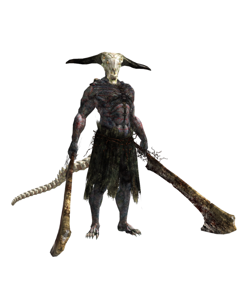 Xps Fbx And Mmd Dark Souls Capra Demon By Tokami Fuko On Deviantart