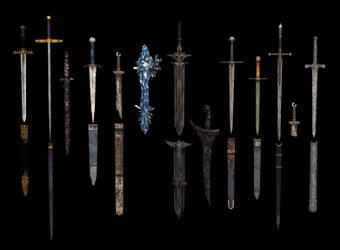 DS: Direct (straight) swords xps mmd