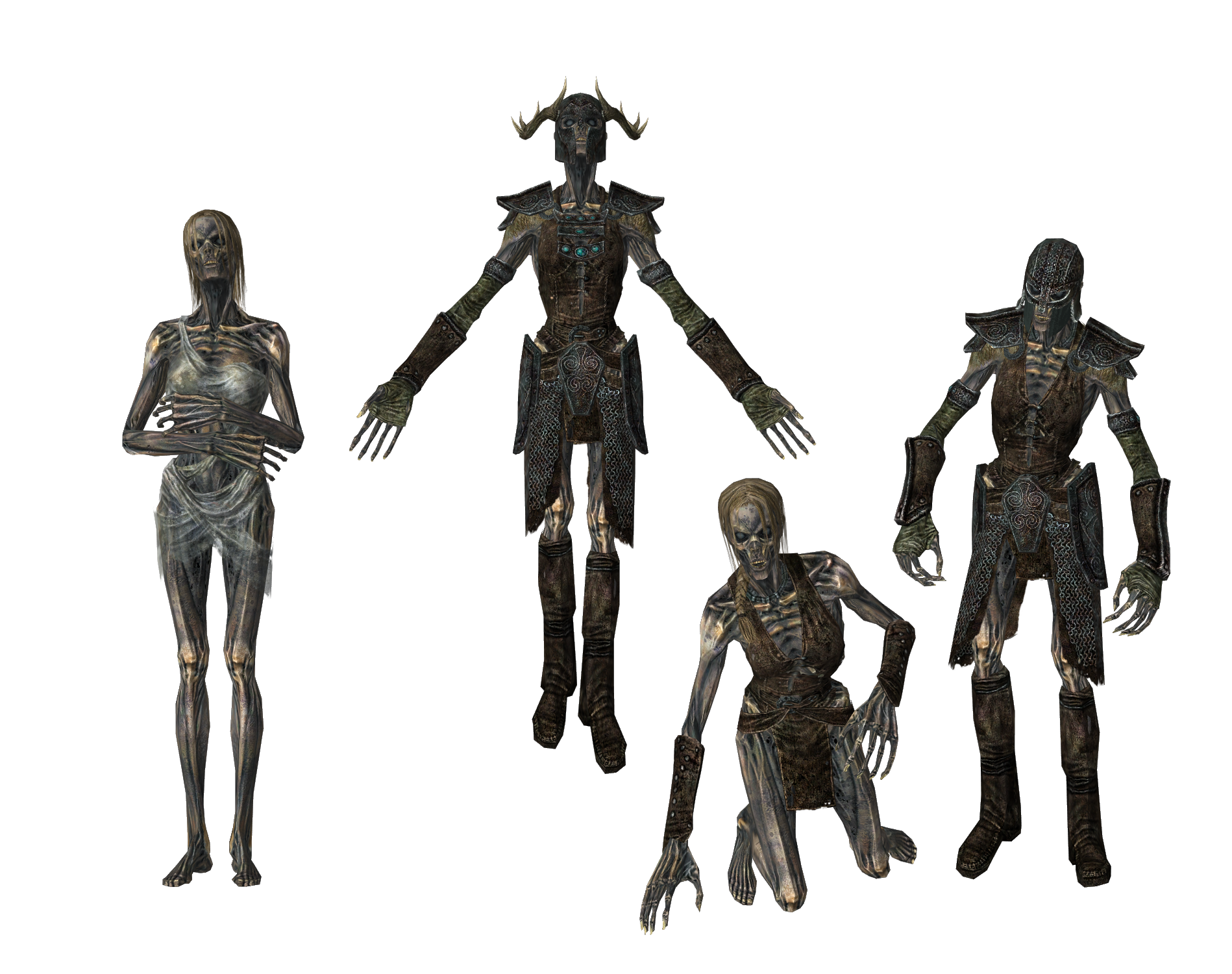 Skyrim Draugr & Skeletons Stuck In T-pose : r/skyrimmods