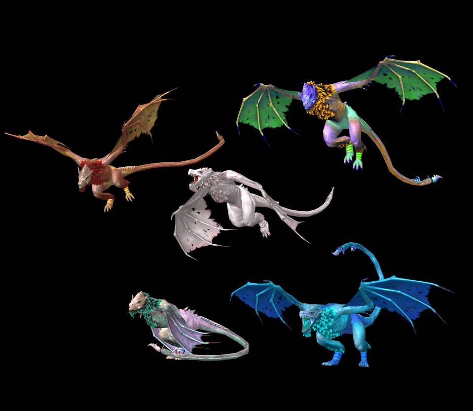 Wyverns by TokamiFuko on DeviantArt