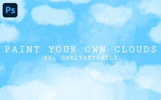 Paint Your Own Clouds Photoshop Brushes ABR