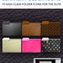Leather Folder Icons