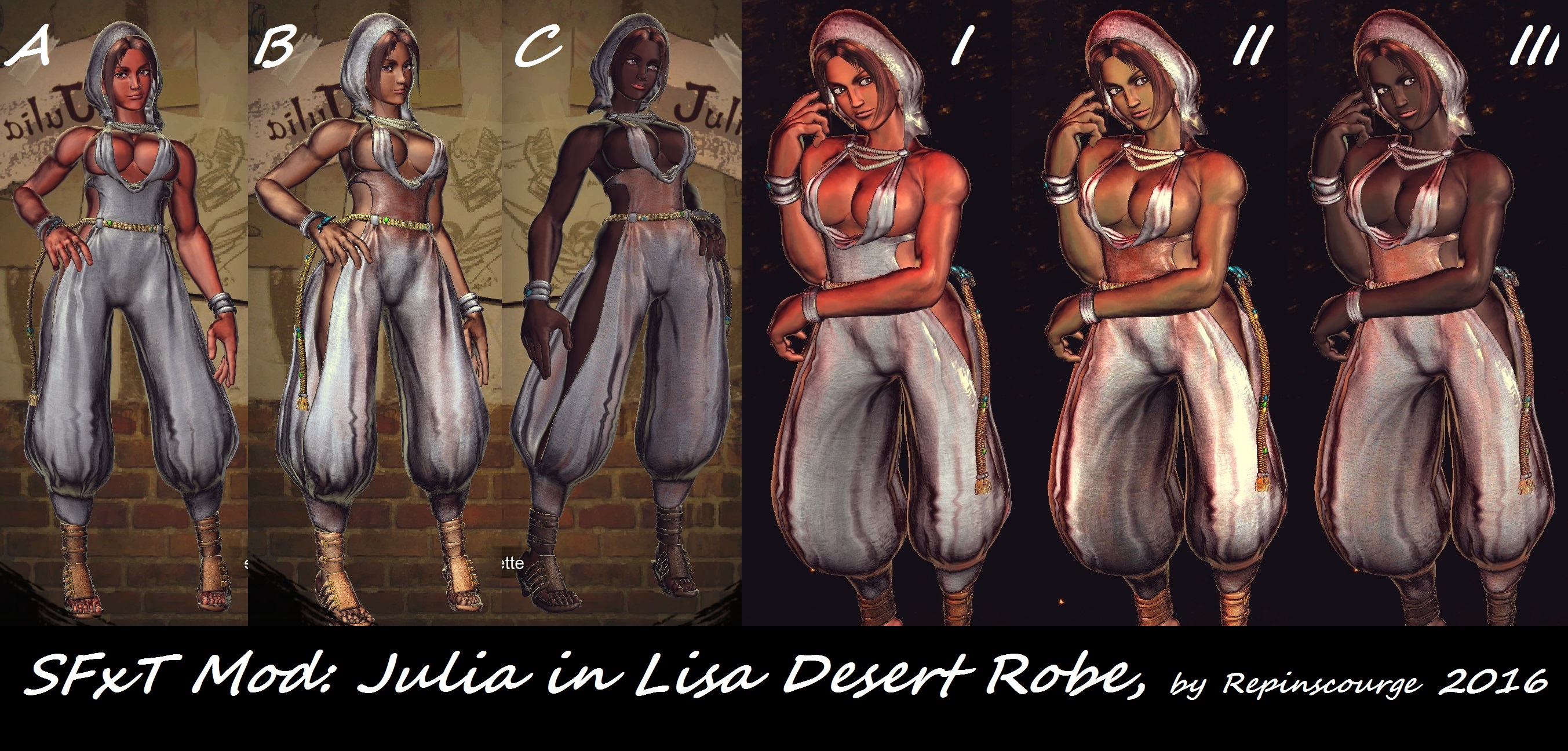 SFxT Mod: Julia in Lisa Desert Robe