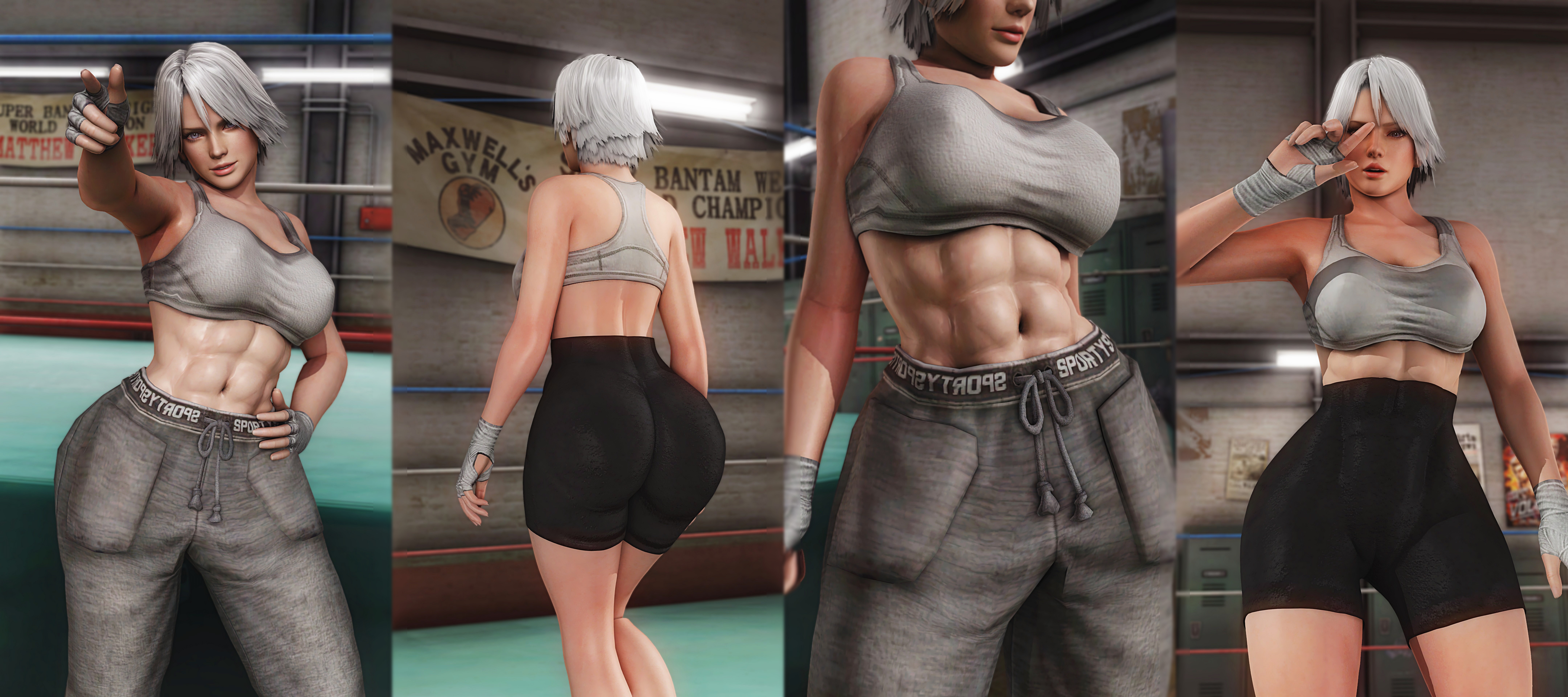 DOA5LR Mod: Christie Sporty Pack by repinscourge on DeviantArt