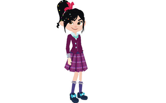 Vanellope en unifrom