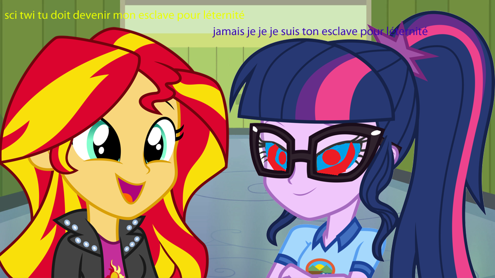 Sunset Shimmer Hypno Sci Twi by shadow1333 on DeviantArt