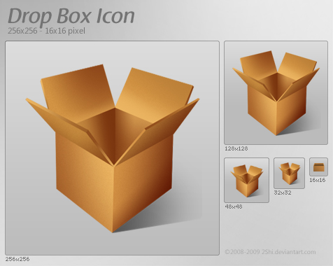 Drop Box Icon
