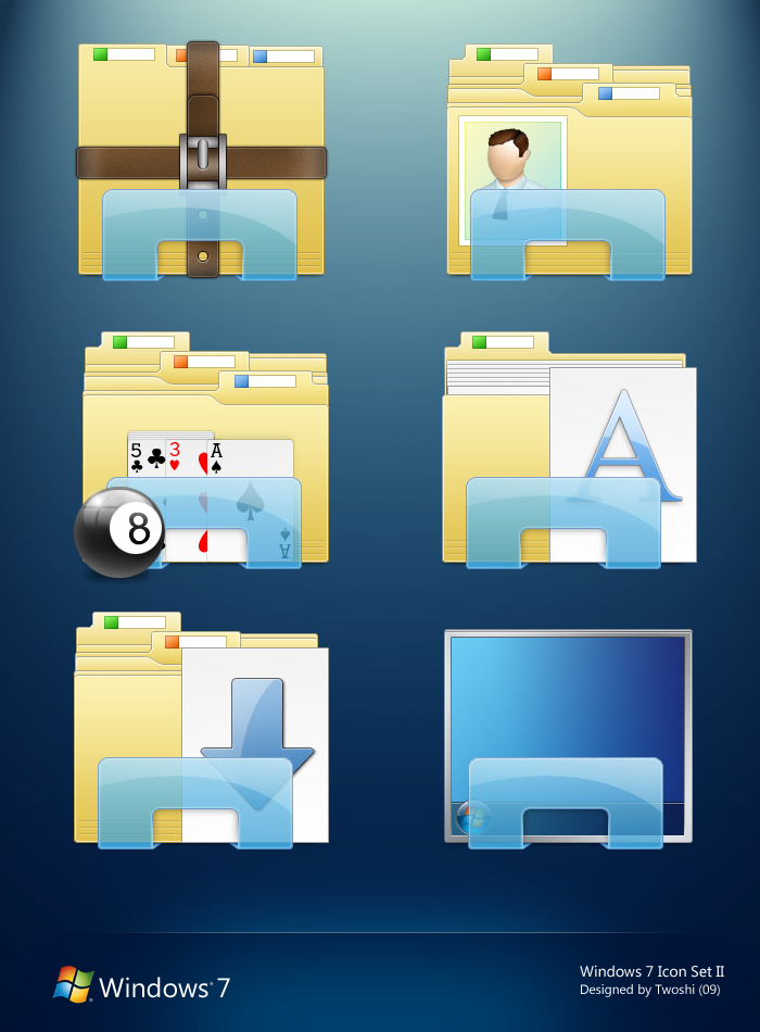windows 7 folder icon pack windows 7 folder icon pack