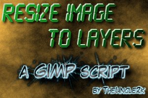 Resize image to layers
