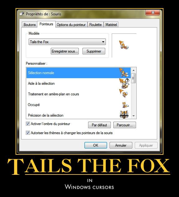 Tails Cursors