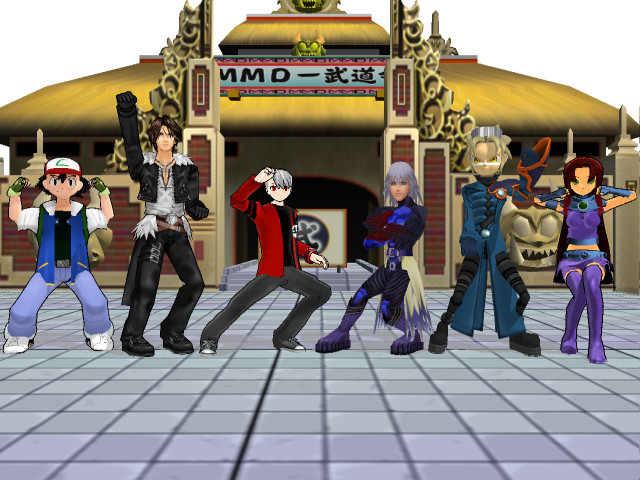 MMD - GaoRanger roll-call Pose Pack