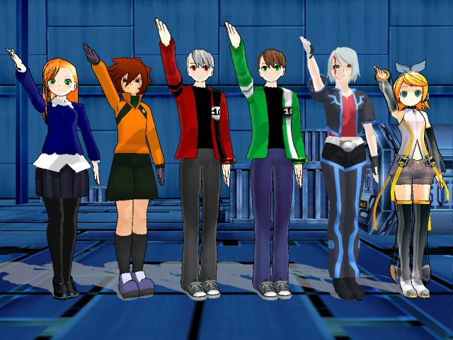 MMD - OhRanger roll-call Pose Pack 2